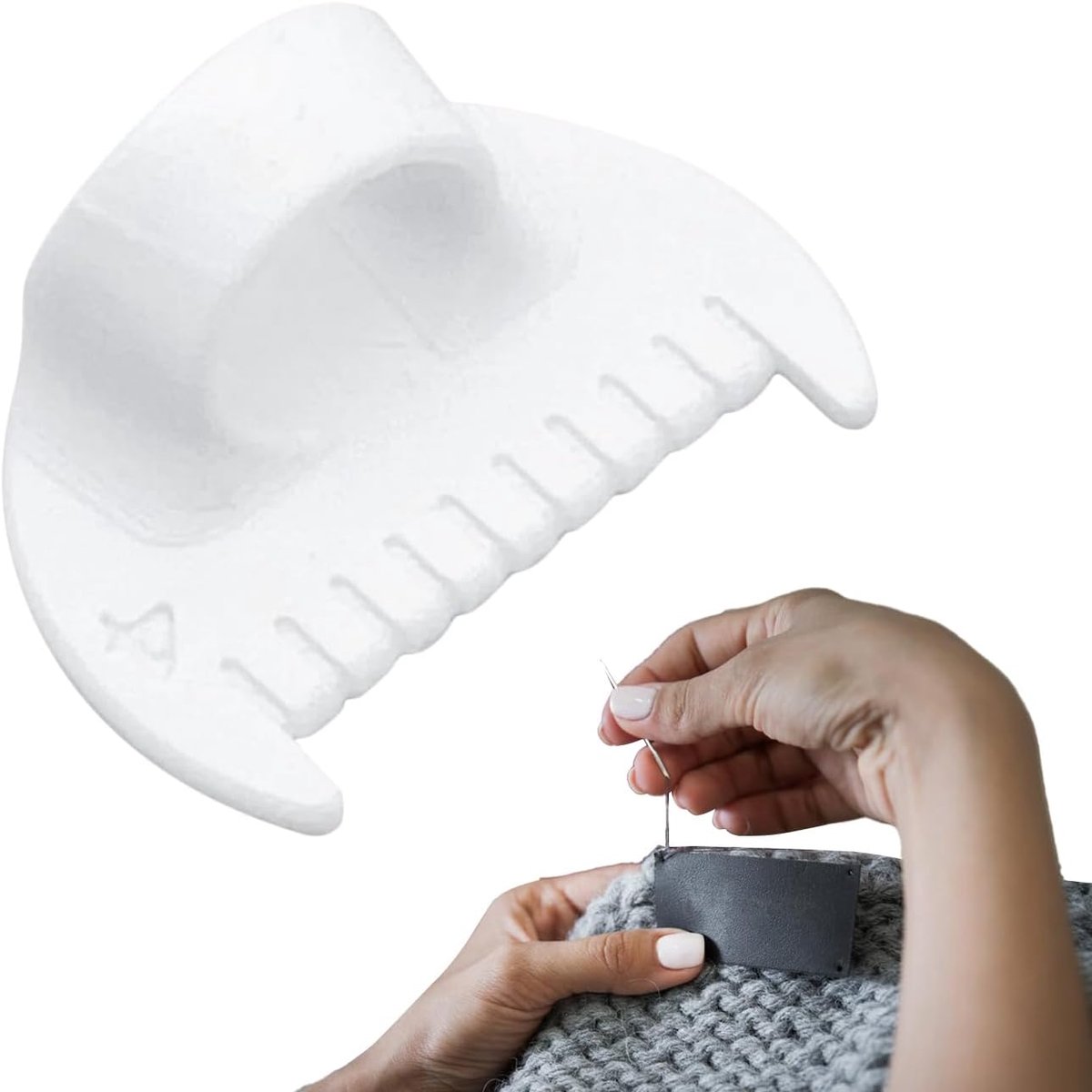 Naai Hulpmiddel - Hand Naaien Gids - Precisie Quilten - Uniforme Draadlengte - 3mm 4mm - Wit