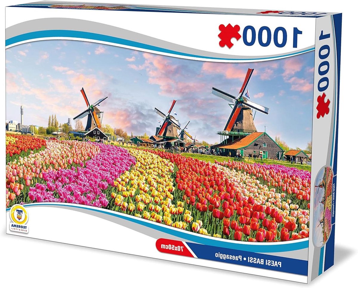 Puzzel Nederland - Landschap Puzzel - Ontspanning Thuis - Dikke Stevige Stukjes - 70x50 cm - Multicolor