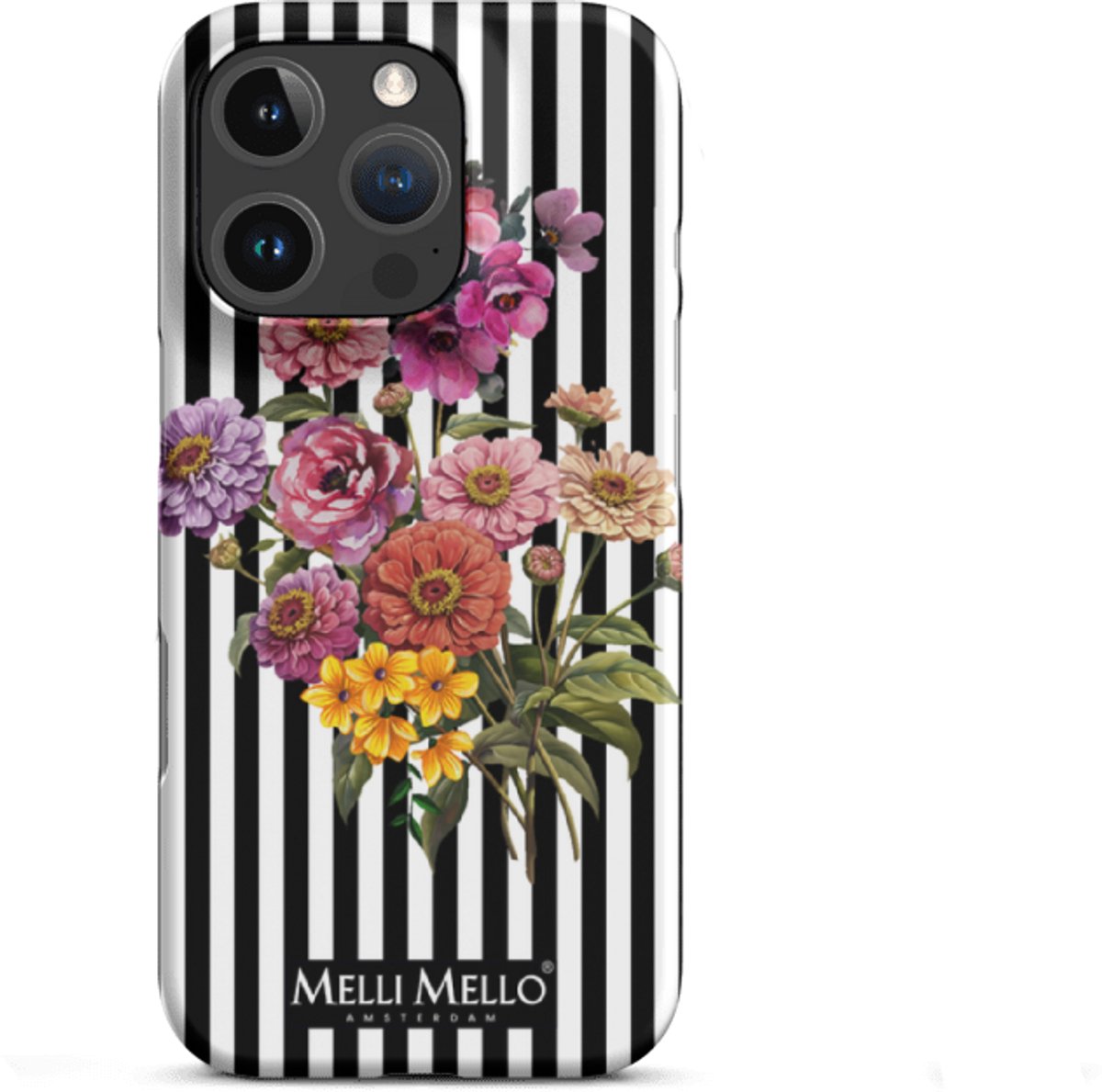 Melli Mello Telefoonhoesje Striped Grace (Hard Case) - Apple iPhone 16 Pro