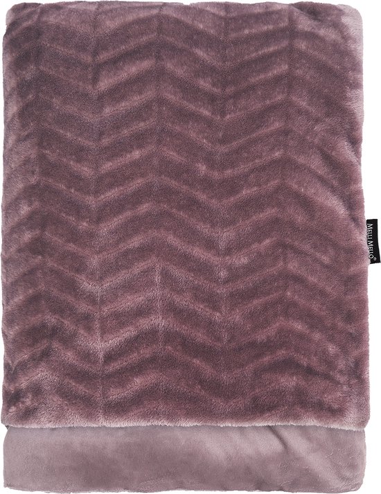 Melli Mello - A Kind of Magic - Plaid - Geometrisch Emboss Patroon - Zacht Flanel - 130x170 cm