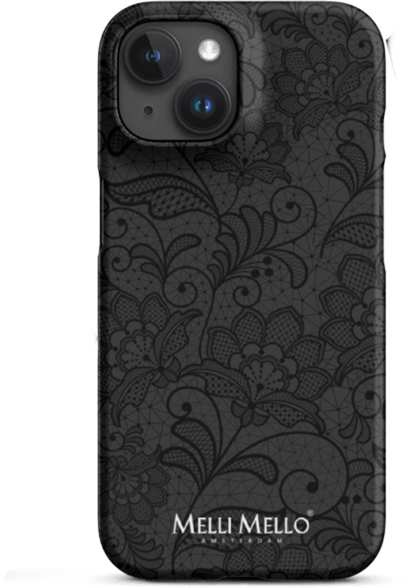 Melli Mello Telefoonhoesje Midnight Lace (Hard Case) - Apple iPhone 15