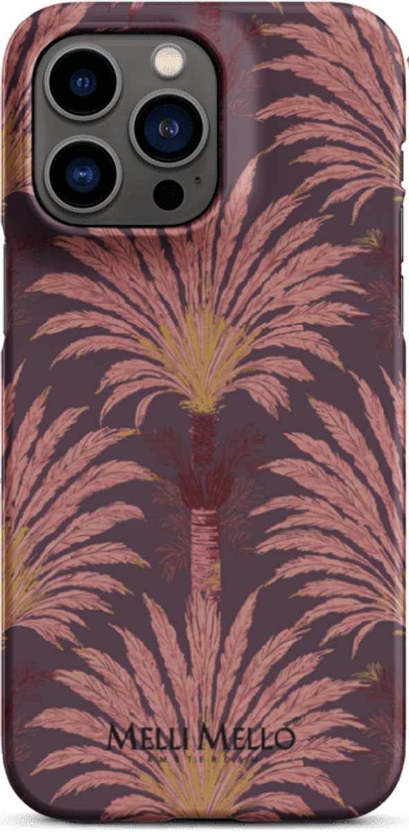 Melli Mello Telefoonhoesje Crimson Palm (Hard Case) - Apple iPhone 14 Pro Max