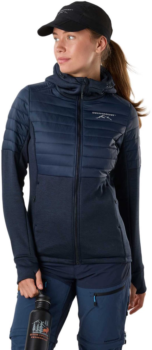 Swedemount Lofoten Hybrid Jas – Damesjas Marineblauw