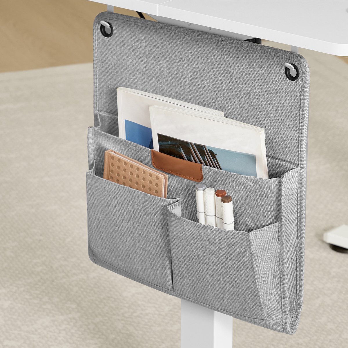 SONGMICS - Zit Sta Bureau - Geheugenfunctie voor 4 Hoogtes thumbnail 6