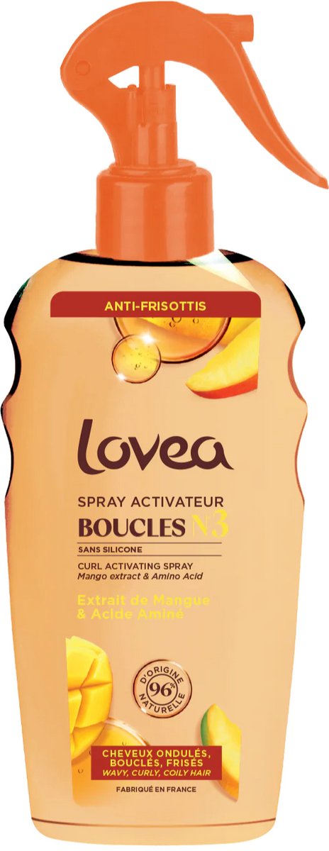 Lovea Curl Activating Spray Mango Extract & Amino Acid 200ML