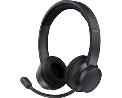 Trust Ayda draadloze ENC headset - Draadloze headset - Noise cancelling hoofdtelefoon - Verstelbare microfoon - Zwart