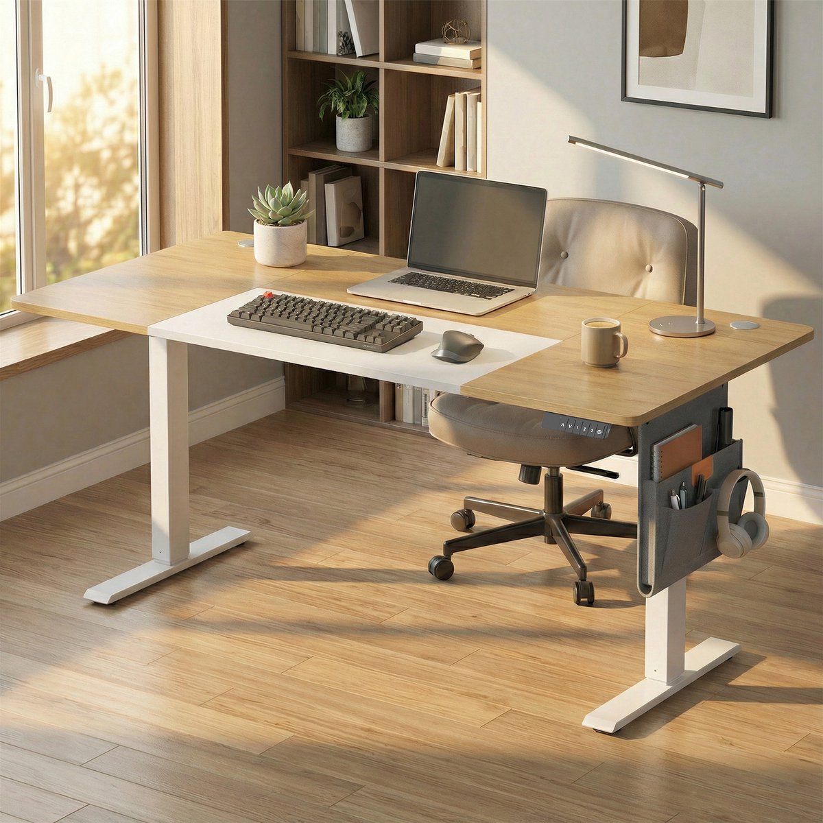 SONGMICS SONGMICS Zit-Sta Elektrisch Bureau - afbeelding 3