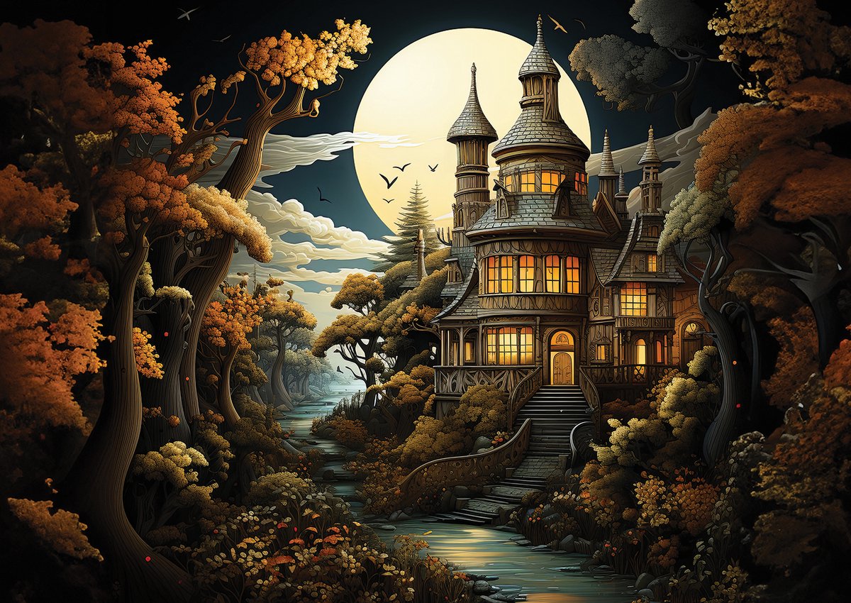 Art Puzzle puzzel Rokoko Landhaus - 2000 stukjes puzzelplezier.