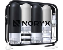 Noryx Reisflesjes 12-delig - Handbagage - Reisaccessoires - Reisflacons - Cosmetica Potjes - Reis Flesjes - Reisverpakking - Reisset