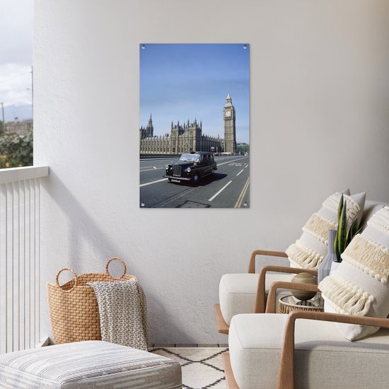 Posters de jardin extérieur Taxi - Londres - Angleterre - 60x90 cm