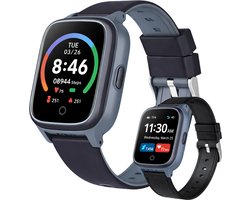 Royal Empire alarmhorloge – GPS Pro Smartwatch voor Senioren – Valdetectie & SOS – Videobellen – Medicatiealarm – Hartslag en Bloeddrukmeter