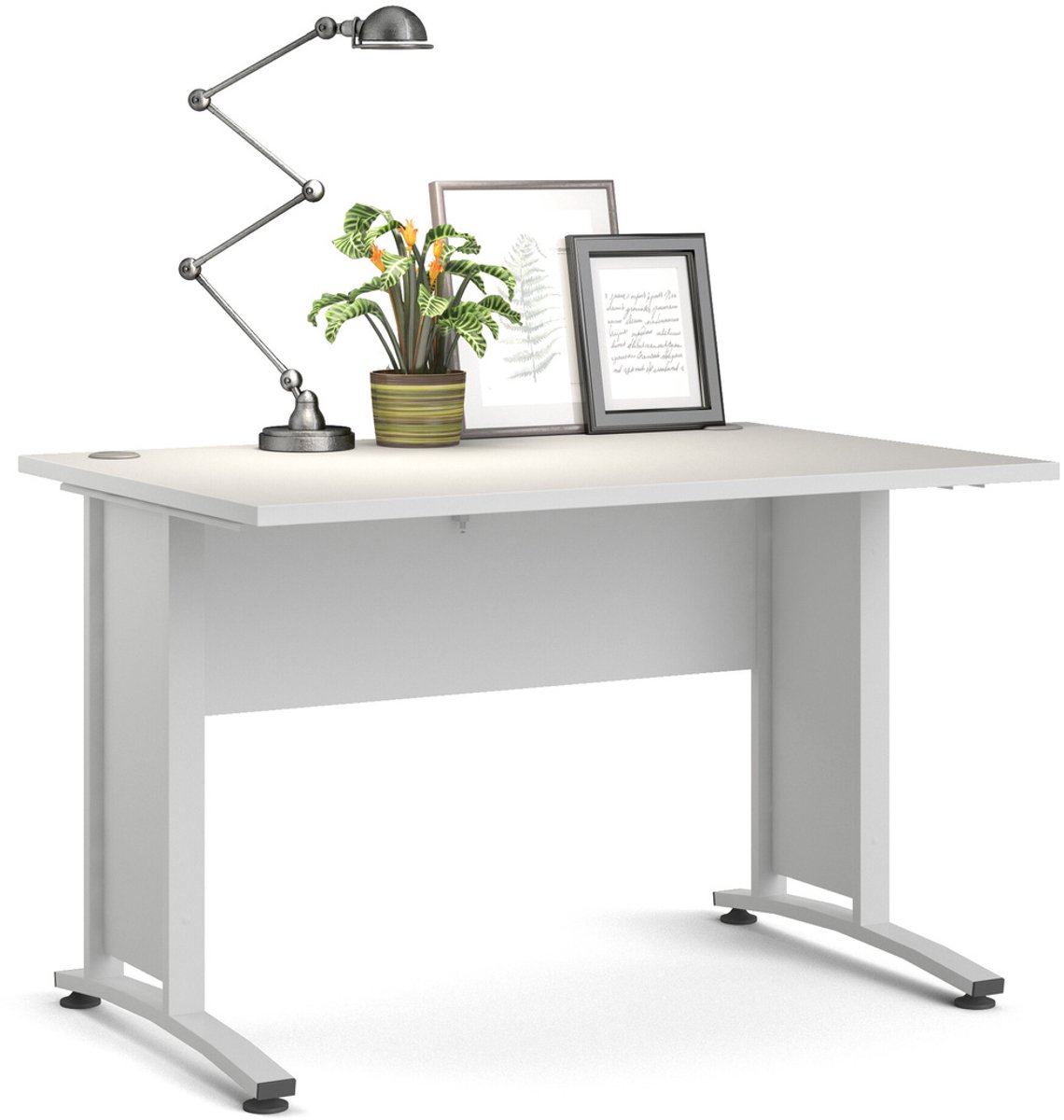 Giga Living Bureau Prima - Wit - 120x80x75cm