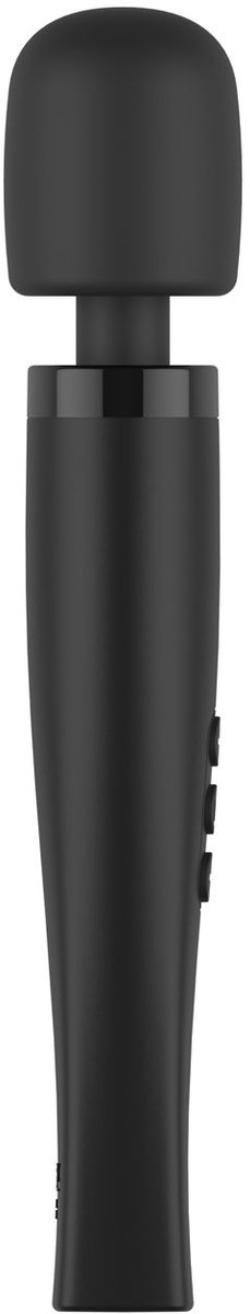 Wandvibrator Large - Clitoris Stimulator - Massageapparaat - 42 Vibratiestanden - 7 Patronen - 6 Snelheden - Flexibele Kop - Siliconen - IPX7 Waterdicht - 35 Centimeter - 120 Minuten Gebruik - Reisadapters - Seksspeeltje - Zwart - MyMagicWand