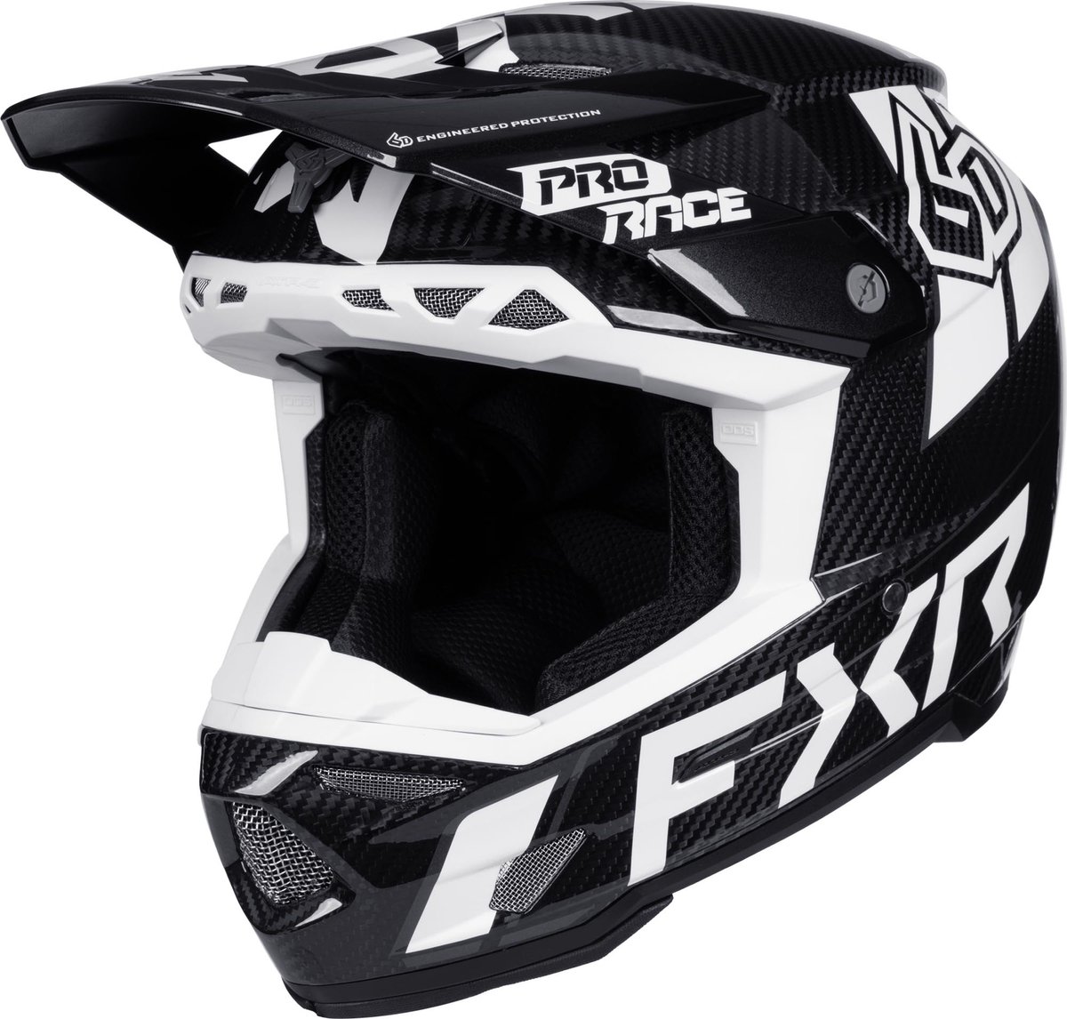 FXR 6D ATR-3Y Carbon Motorcross helm voor jongeren -