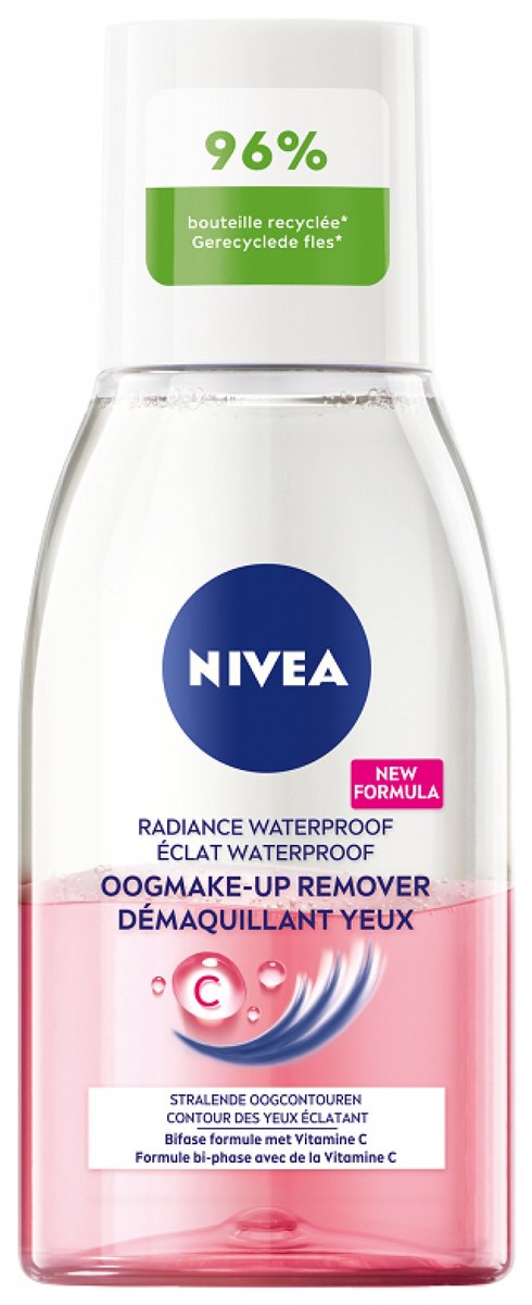 Bol.com NIVEA Verzorgende Oogmake-up Remover - Geschikt voor waterproof make-up - Cleanser Met Vitamine C - 125 ml aanbieding