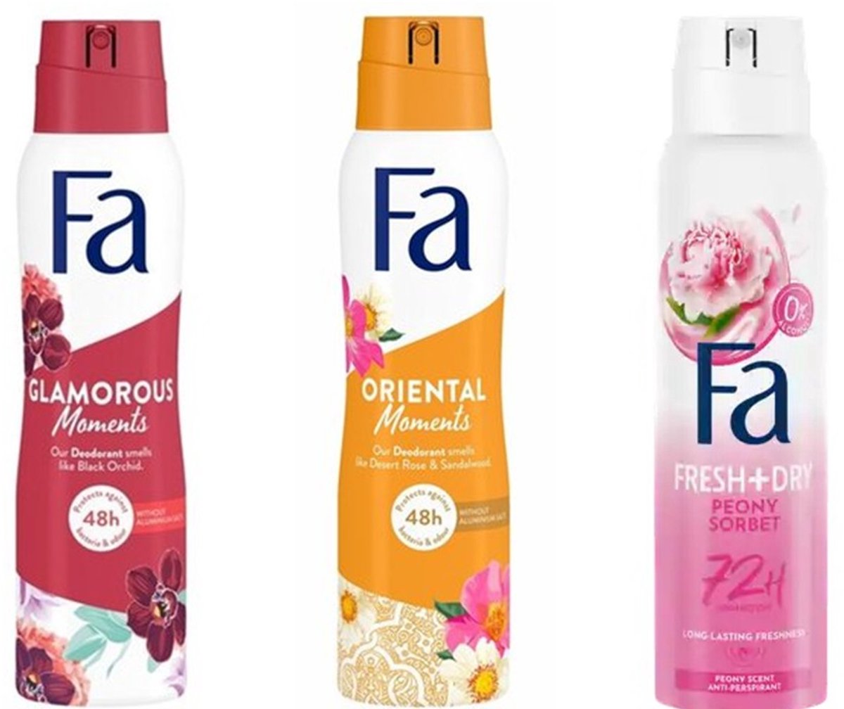 FA Deo Spray Try Out - Glamorous / Sweet Rose / Oriëntal Moments