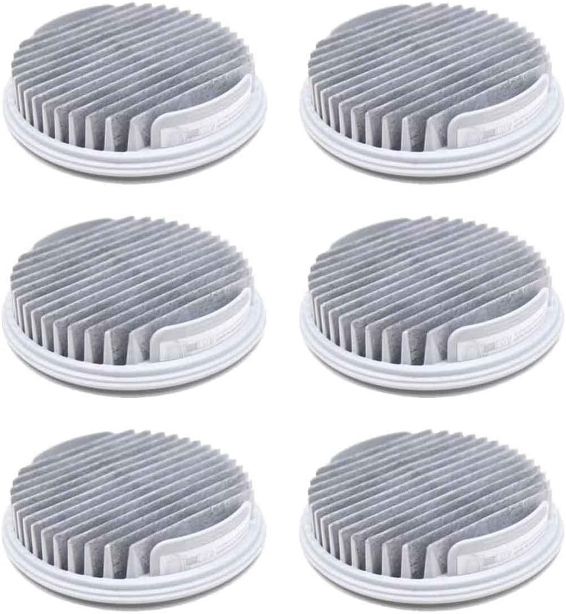 Hepa Filter voor Draadloze Handstofzuiger, 2-in-1 Reiniging, Geschikt voor NEX X20, Set van 6, Hoge Filtratie en Duurzaamheid