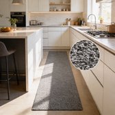 Droogloopmat grijs - 50x240 cm - Super absorberend - JYG Katcot
