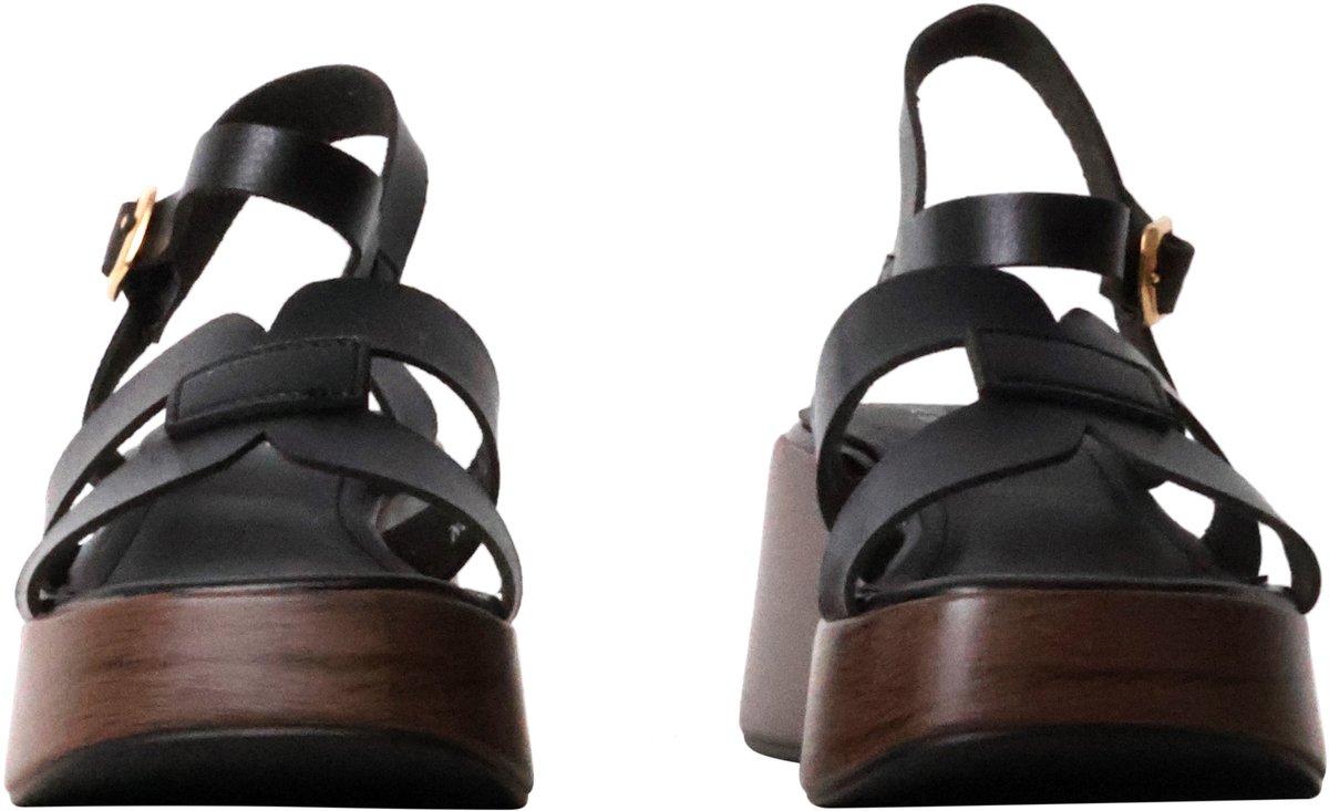 Hoge sandalen met bandjes van R and BE