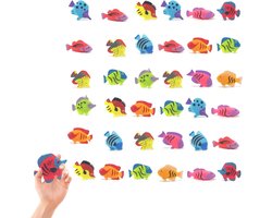 Set van 36 Stuks Kunstmatige Vissen voor Aquarium - 12 Soorten en 6 Kleuren Combinaties voor Decoratie en Creativiteit