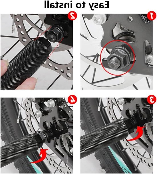 Bicycle Spiders - BMX Stunt Pegs - Bicycle Spins - Axle Rear Foot Rest Supports - Geschikt voor montage op voor- of achteras van een fiets - Voor racefietsen en mountainbikes - 2 van Bicycle — afbeelding 3