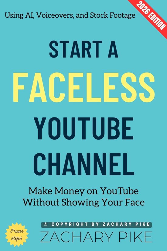 Start a Faceless YouTube Channel: - cover