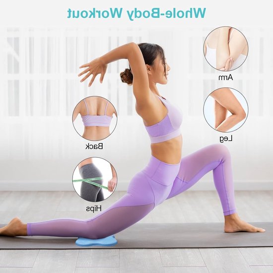 Yoga Kniekussen Set van 2 - Antislip Yoga Mat Ondersteuning Kussen voor Knieën, Handen en Ellebogen - Lichtgewicht en Comfortabel - 20 x 20 cm — afbeelding 3
