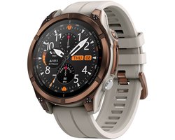 Zeblaze Stratos 4 Pro Smartwatch - Offline kaartnavigatie - GPS - Slaapmonitor - Belfunctie - LED Zaklamp - 170+ Sportmodi- 5ATM - Hartslag/Slaapmeter/SpO2 - IOS & Android - Koper