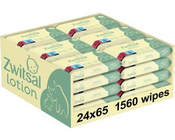Zwitsal Billendoekjes - Lotion - 1560 doekjes (24x65) - Voordeelverpakking