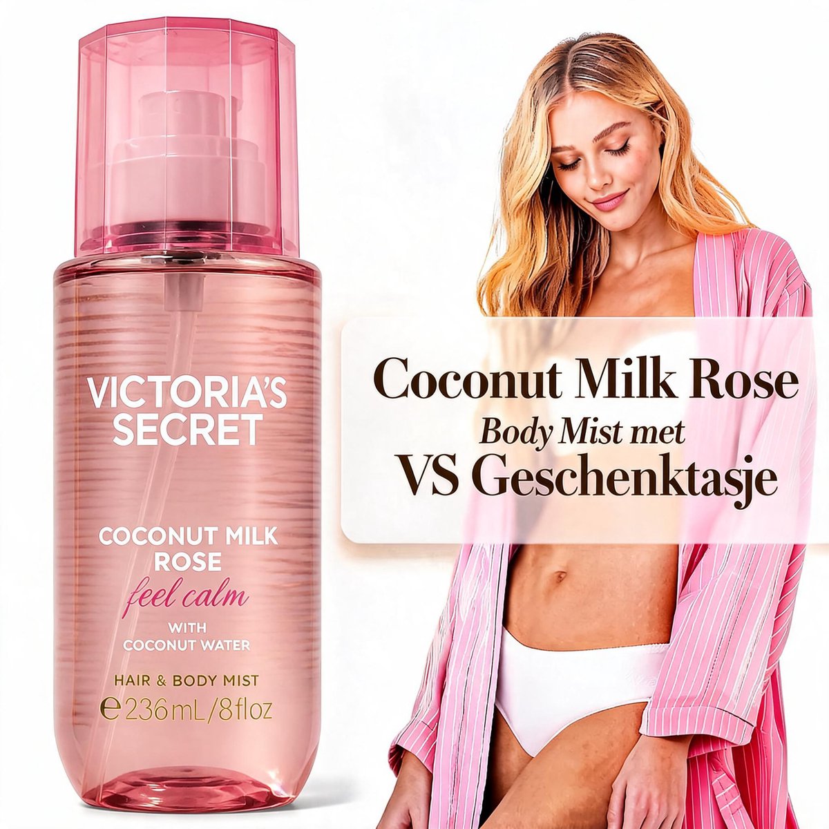 Victoria's Secret Coconut Milk Rose Hair & Body Mist 236 ml