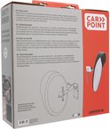 Emballage d'un miroir de sécurité Carpoint avec instructions et images du miroir.