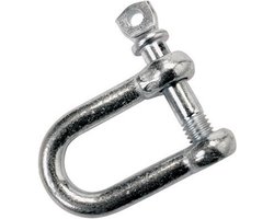 D-Sluiting M8 Verzinkt – Gesmede Harpsluiting / Ankerschalm voor Kabels en Kettingen – TOOLTECH