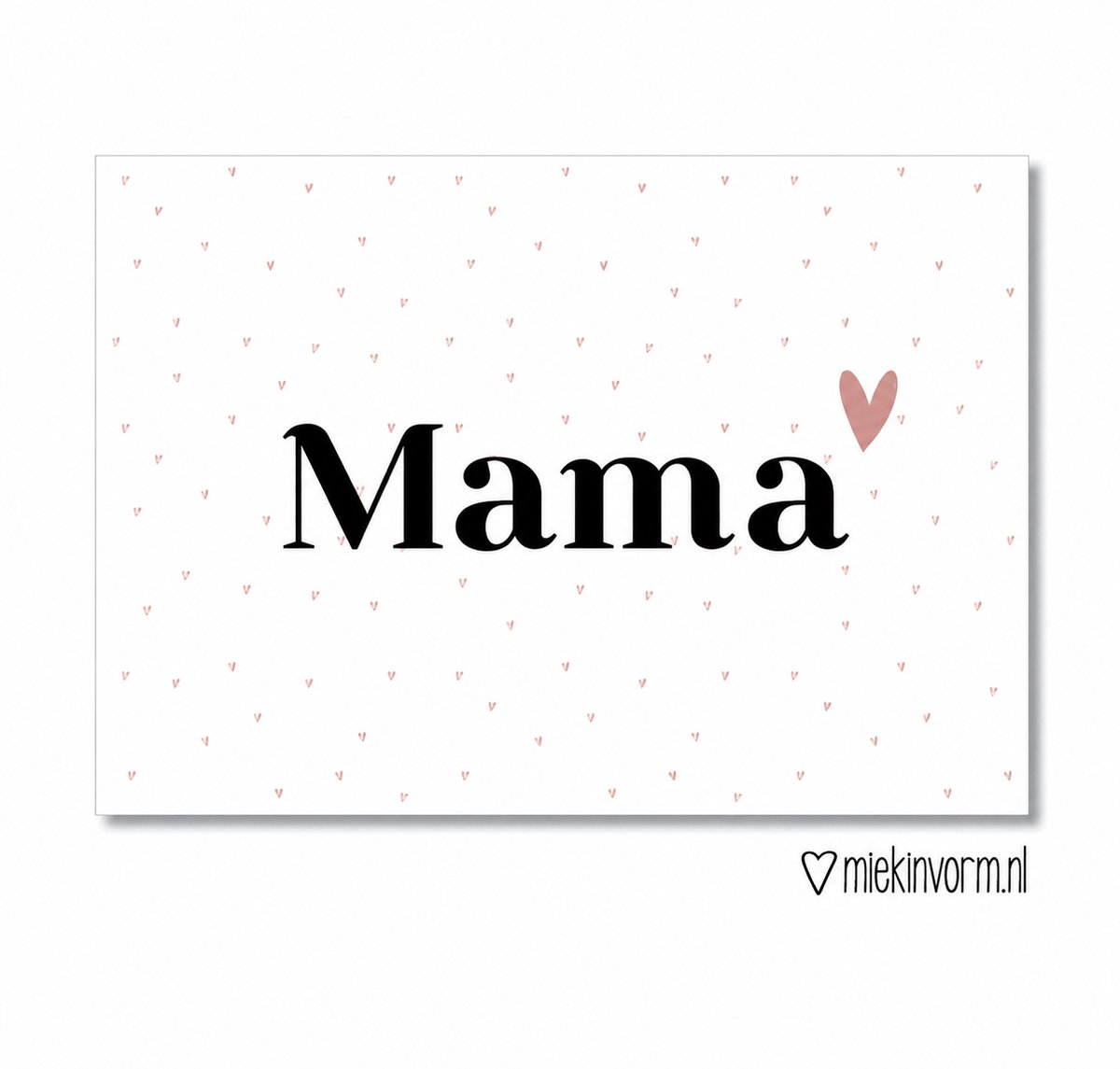 Kaart - Mama - Moederdag - Verjaardag - Voor de liefste mama