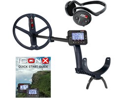 XP ICONX metaaldetector met 28FMF zoekschijf en WSA ST hoofdtelefoon