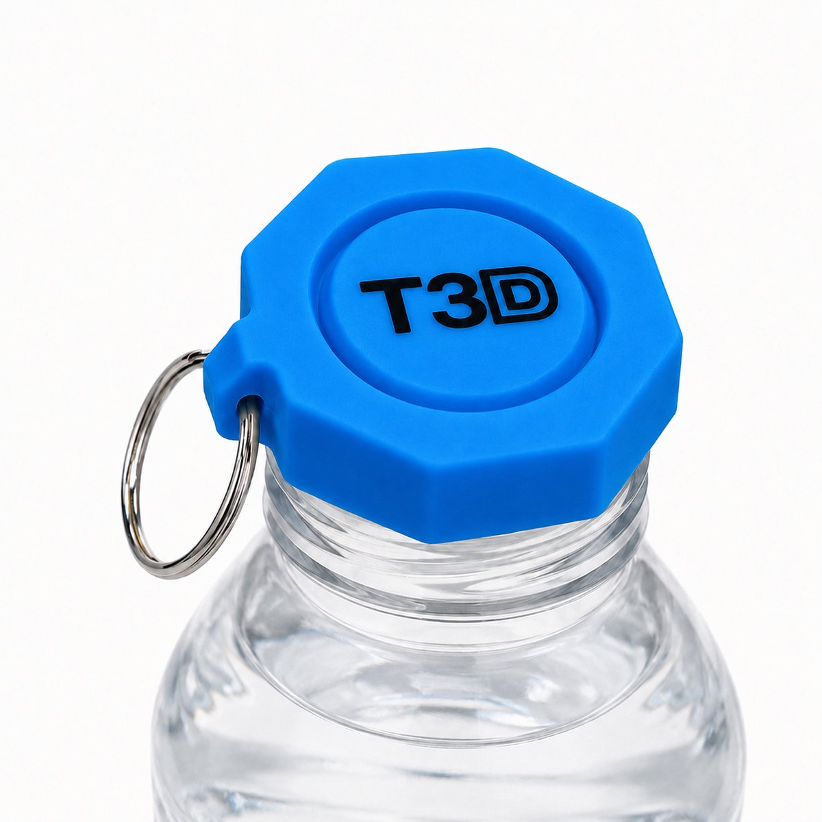 T3D Festival Dop - Blauw - Universele Dop met Sleutelring