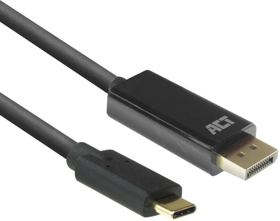 ACT USB-C naar DisplayPort Kabel 2 Meter