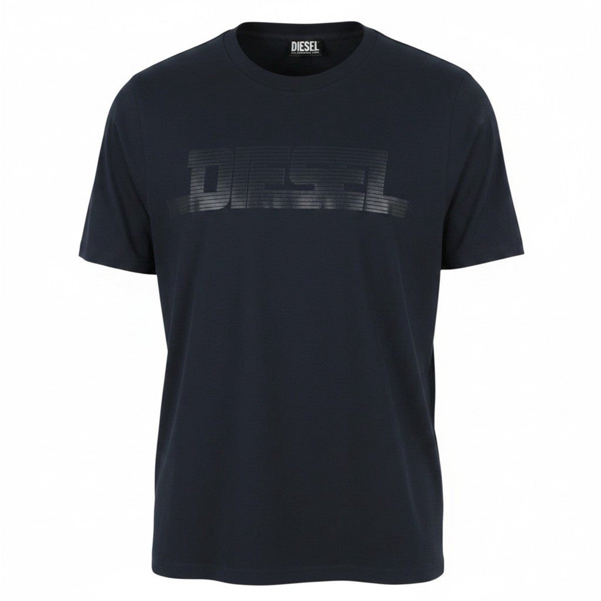 Diesel T-just 12-5 Heren T-shirt 2xl Donkerblauw Katoenen Tricot Korte Mouw - XXL