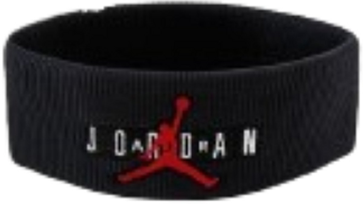 Nike Jordan Jumpman Terry Hoofdband Unisex Sport Tennis Haarband Zwart