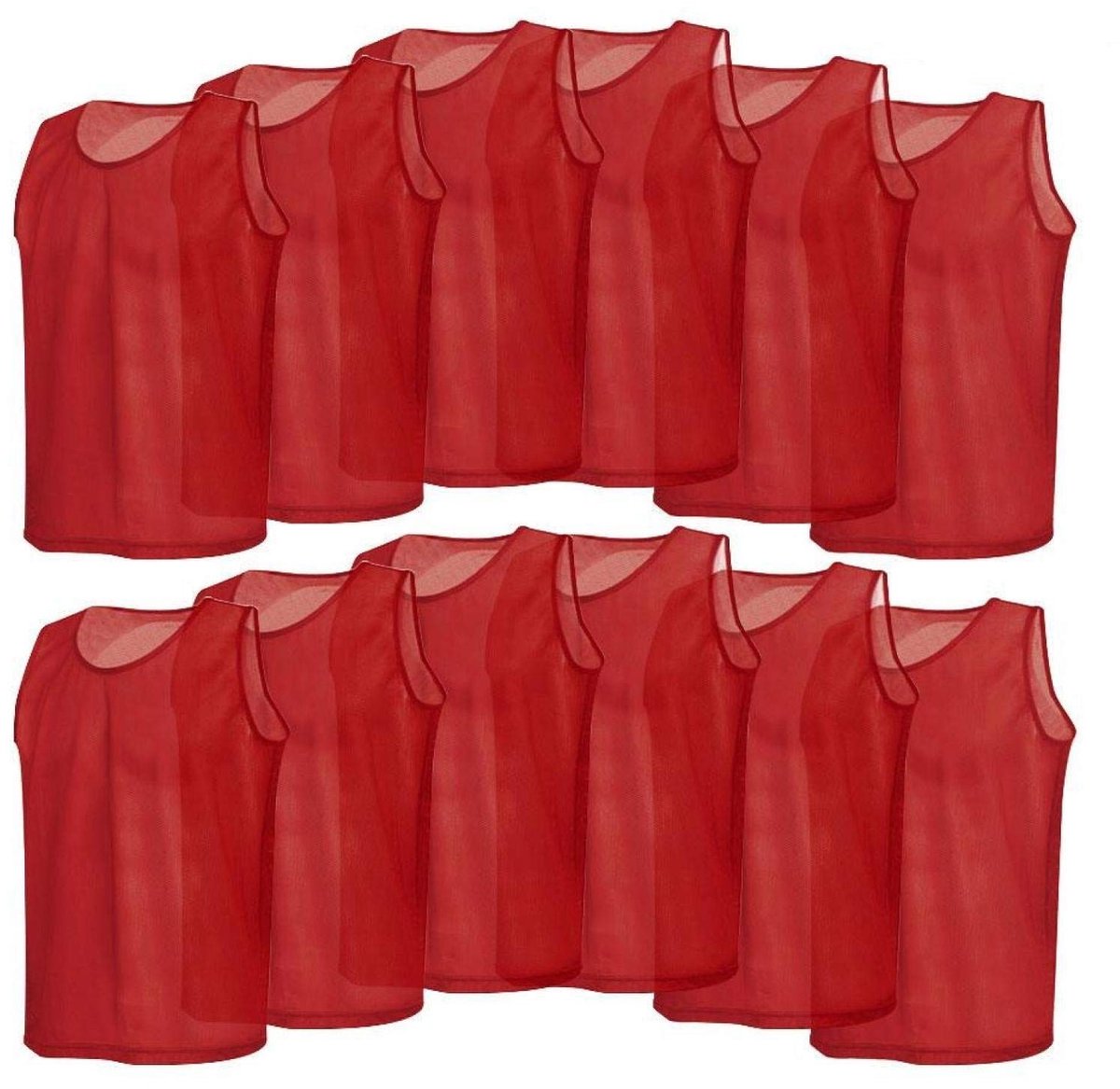 Dailygoody - Sport Vest Jerseys - Ademend Mesh - Set van 12 - Voor Voetbal en Basketbal - Team Accessoire - Perfect voor Training