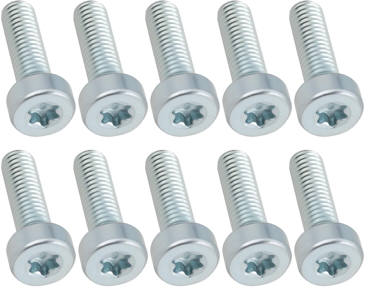 Dailygoods - 10 Stuks M6x20 Bout T27 Spline Schroeven Compatibel met Stihl