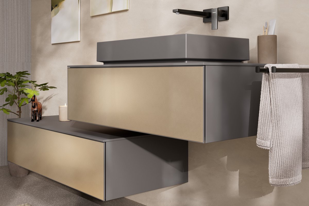 Hansgrohe Xuniva Evo E - Opbouwwastafel, 65x40 cm, zonder overloop, zonder kraangat, mat grijs 60326760