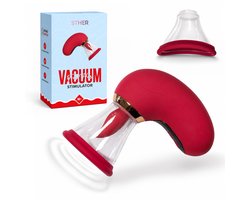 STHER Nipple & Clit Sucker met APP– Vibrator voor Vrouwen – Tepelzuiger & Clitoris Stimulator – App-gestuurd – 5-in-1 Seksspeeltje – Waterproof
