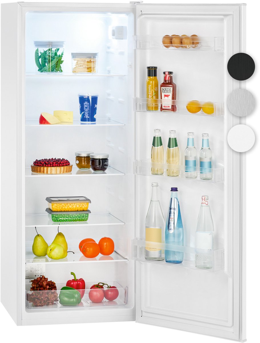 Bomann VS 7363 – Kastmodel Koelkast zonder vriesvak – 143 cm hoog - 242 Liter – Energieklasse D – Stil (39dB) - Wit