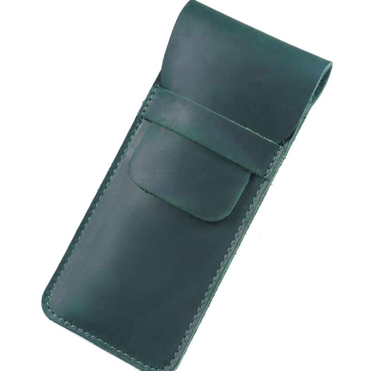 Dailygoods- Lederen Pennenetui Handgemaakt - Pennenetui Volwassenen - Pennenetui Leer - Beschermende Mouw - 16,5 x 7,0 cm - Hoogwaardig Kalfsleer