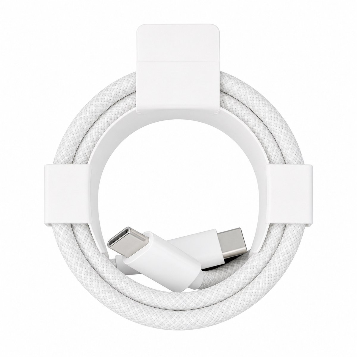 NEOVO USB-C Kabel 240W 1M - 2 Stuks - Gevlochten Snellaadkabel voor iPhone 15/ 16/ 17 , Samsung Galaxy, MacBook, iPad & USB-C Apparaten - Sterk en Duurzaam