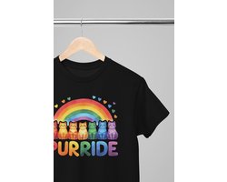 Pride shirt - Purride - Wurban Wear | Gay pride | Pride kleding | Regenboog kleding | Pride | Pride vlag | Regenboog vlag | Regenboog | LGBTQ | LHBTI | Liefde | Transgender | Crossdress | Amsterdam | Rainbow | lgbt shirt | Zwart & wit