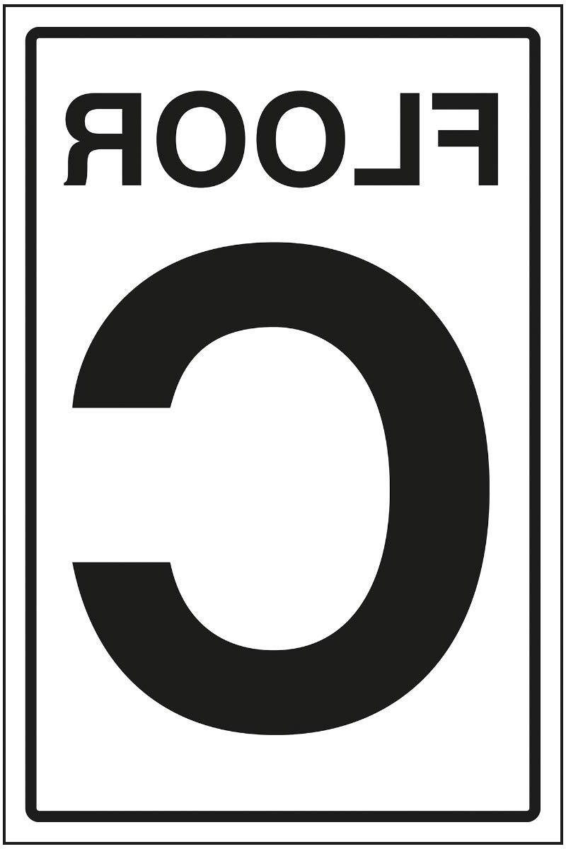 Vloerplaat - Veiligheidsbord - Werkplek Navigatie - Zelfklevend Aluminium Effect - 200x300mm - Grijs