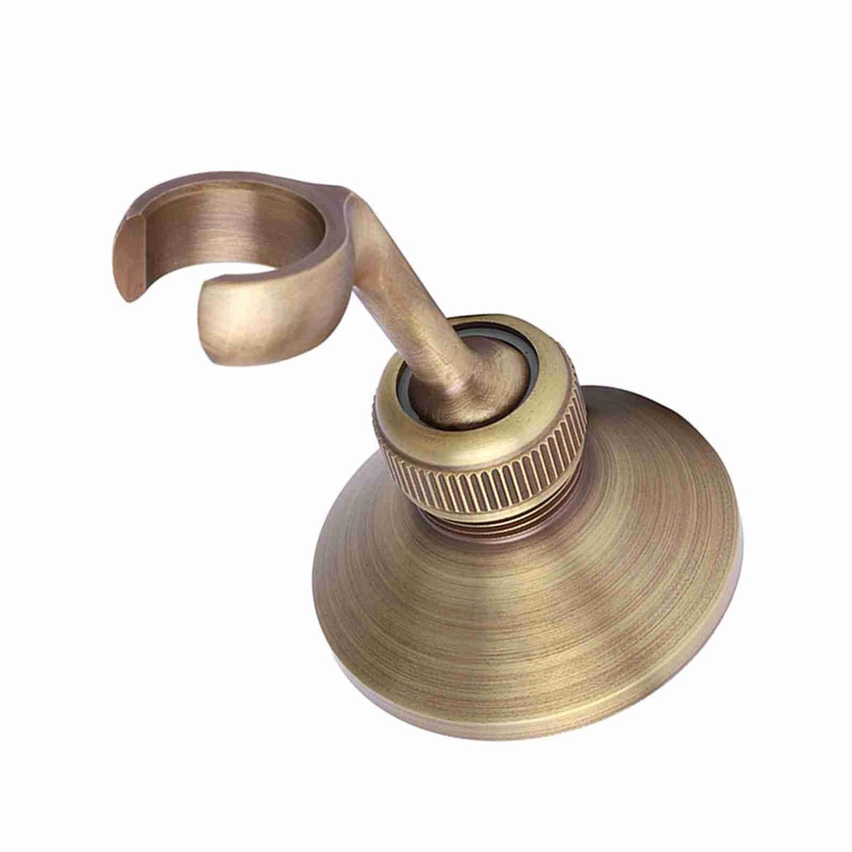 Dailygoods- Douchekophouder Verstelbaar - Vintage Messing - Wandmontage - Hoogwaardige Materialen - Eenvoudig te Installeren - Robuust en Duurzaam - Douchehouder