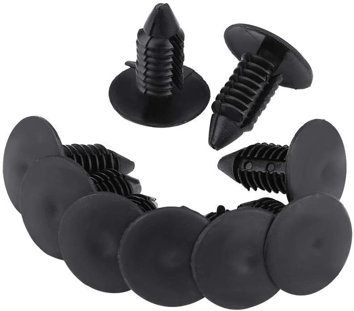 JHUBERS- Klinknagel 50 Stuks - Kunststof Bevestigingsmiddelen - Universeel - Auto Accessoires - Duurzaam - Afmetingen 21 x 17 x 8 mm - Auto Clip