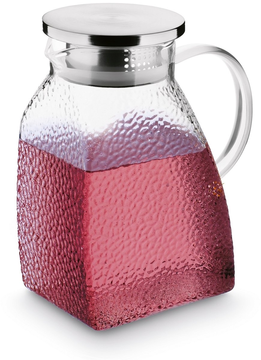 Tadar Snello Borosilicaat Glazen Kan 1,5L - Perfect voor Koelkast & Dranken